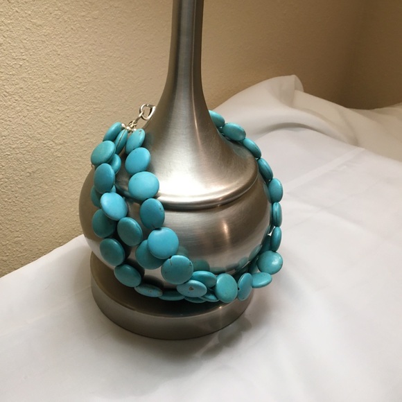 Turquoise Necklace—Three Strand - Picture 9 of 11
